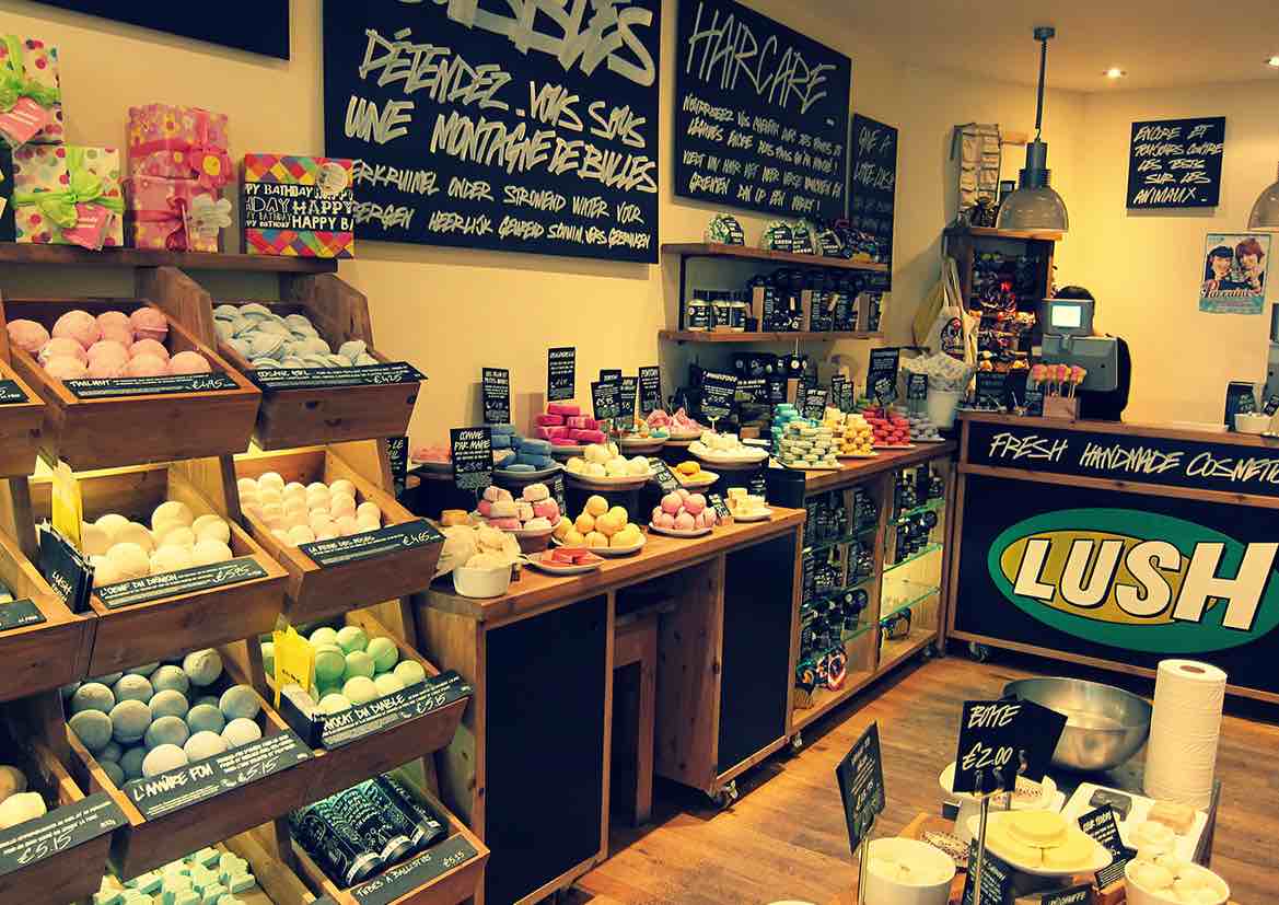 Lush: Aménagement Visual Merchandising