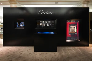 Exposition Cartier dans le Pop-up store Harrods