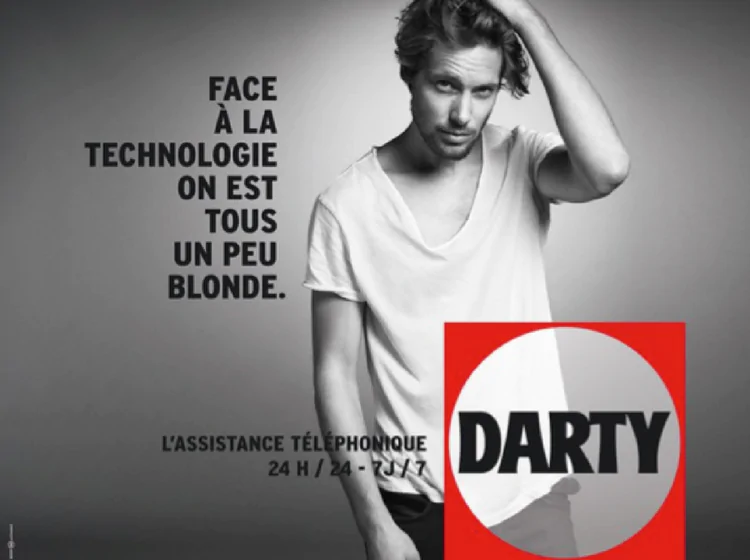 Affiche publicitaire Darty: Conseiller de Vente 