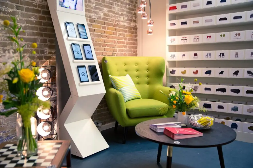 Showroom Made.com : point de vente digitalisé