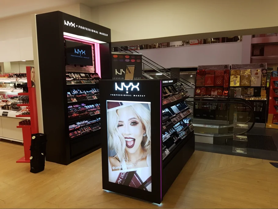 Visual merchandising: aménagement du point de vente NYX